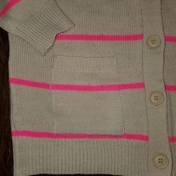 3 for $15 /F21 •Oversized, Striped Cardigan w/ Pockets! - Picture 3 of 5